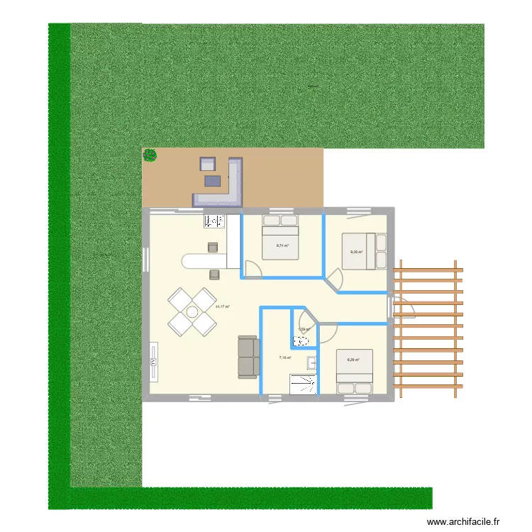 3ch_droite2. Plan de 6 et 81 m² 3ch_droite2. Plan de 6 et 81 m²