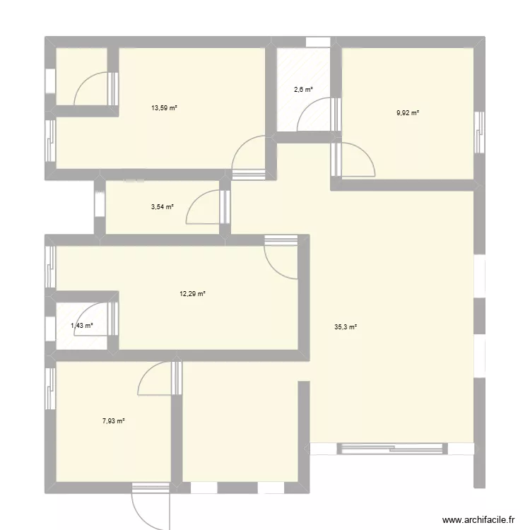 plan(11x11). Plan de 8 et 87 m² plan(11x11). Plan de 8 et 87 m²
