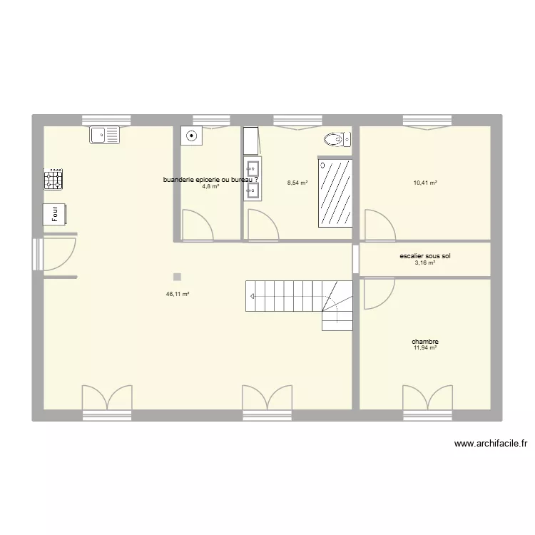 plan envisagé v6. Plan de 6 et 85 m² plan envisagé v6. Plan de 6 et 85 m²