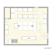 Magasin - plan