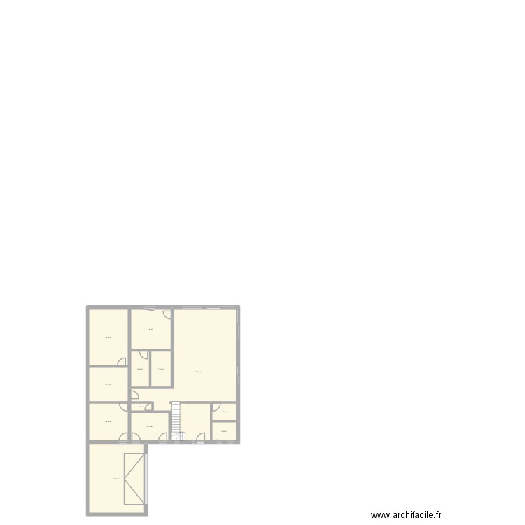 MAISON SALOME. Plan de 18 pièces et 317 m2