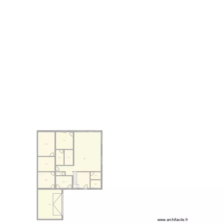 MAISON SALOME. Plan de 18 pièces et 317 m²