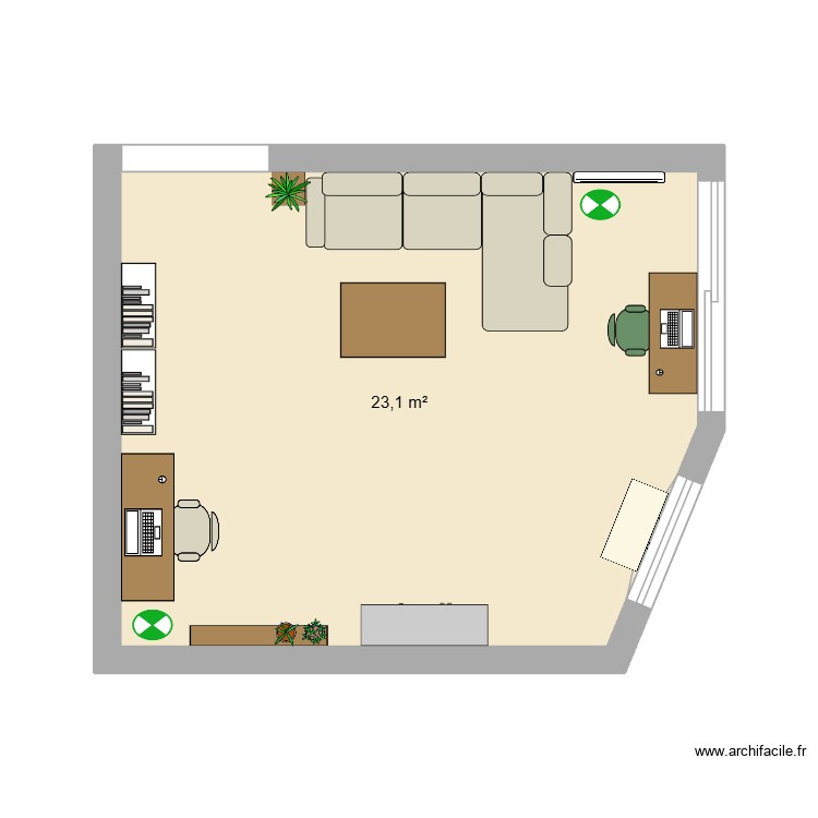 Salon ter. Plan de 0 pièce et 0 m2