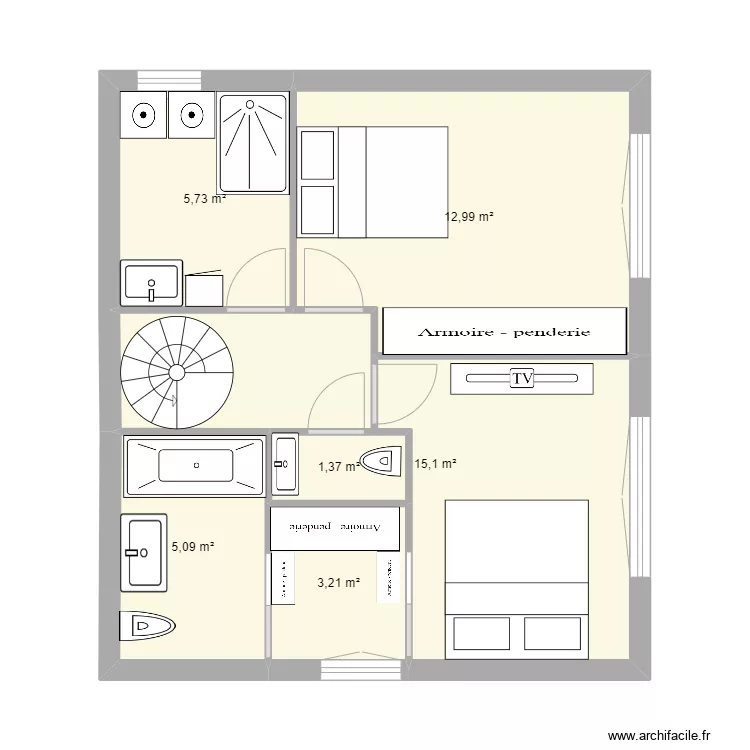 trinite 1er c chambres esc int. Plan de trinite 1er c chambres esc int. Plan de