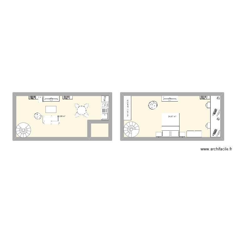 reves. Plan de 0 pièce et 0 m2
