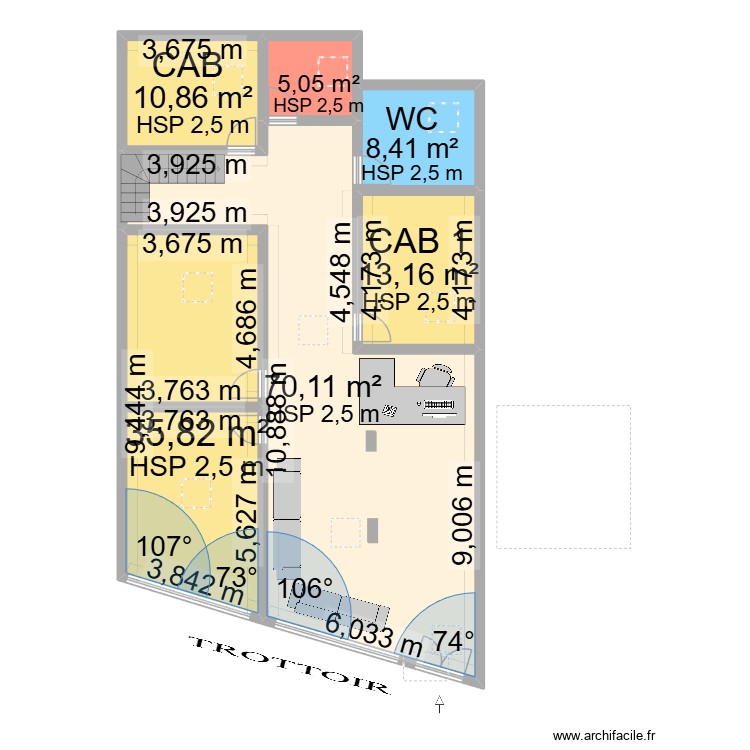 cabinet medical CONFLANS. Plan de 0 pièce et 0 m2