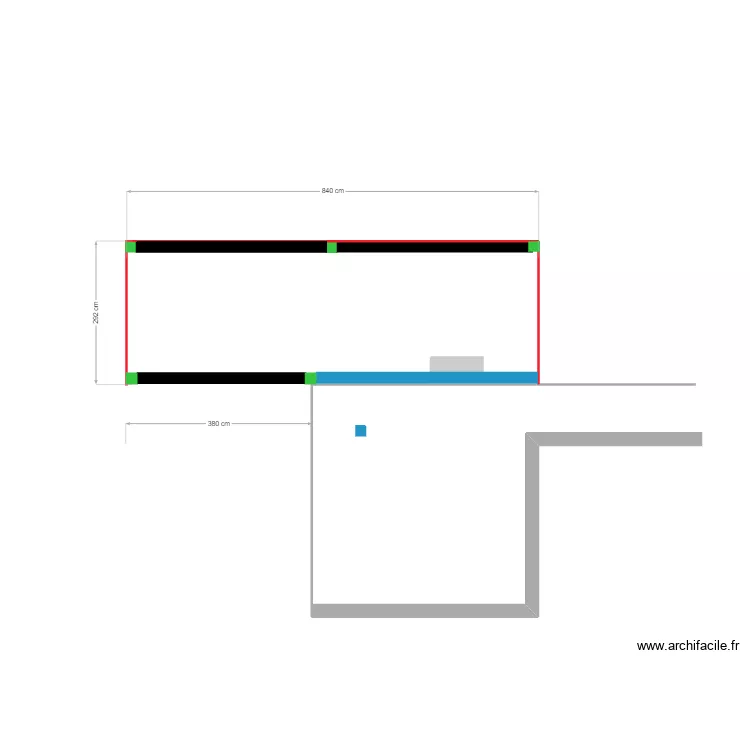 Terrasse Poggio V2. Plan de 