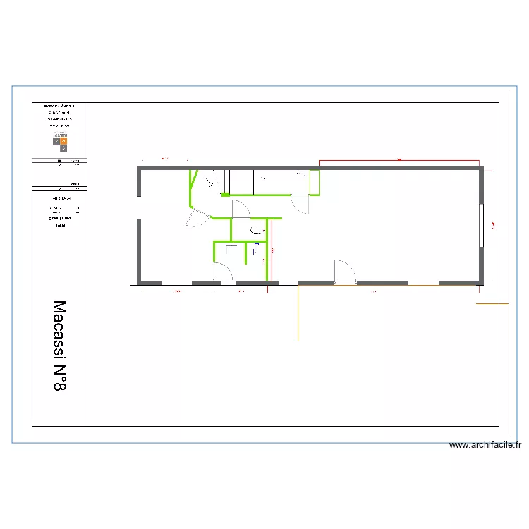 projet rdc Macassi. Plan de 