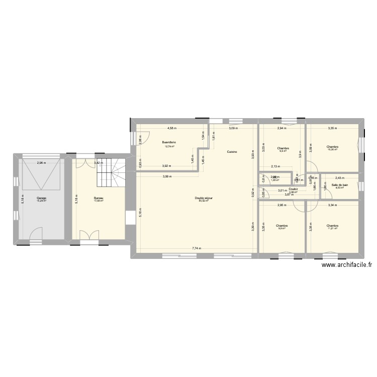 Plan vie vide. Plan de 0 pièce et 0 m2