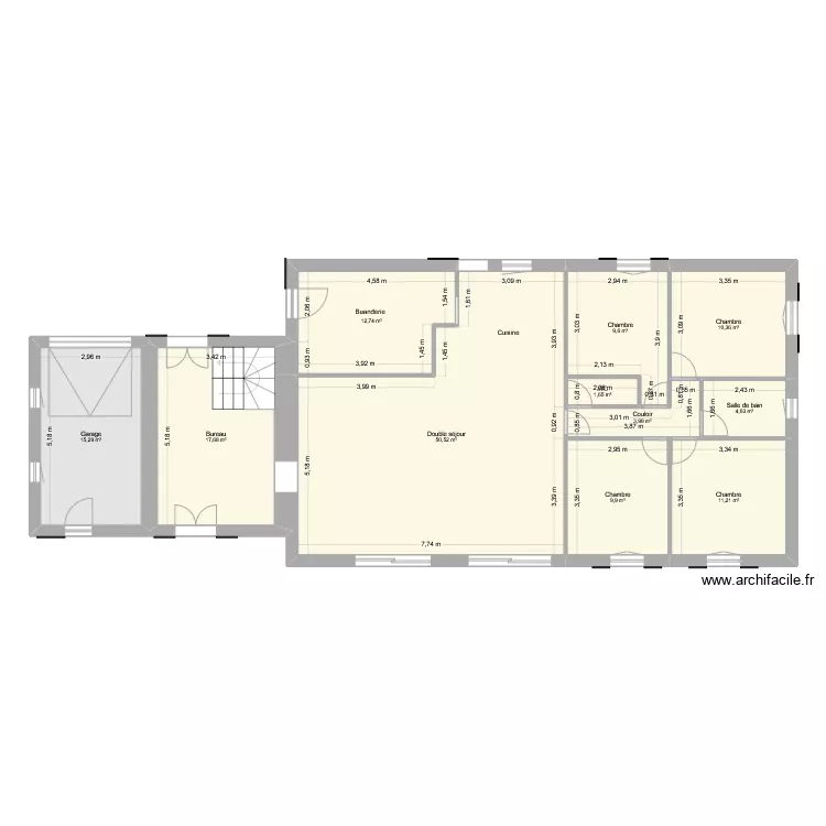 Plan vie vide. Plan de 