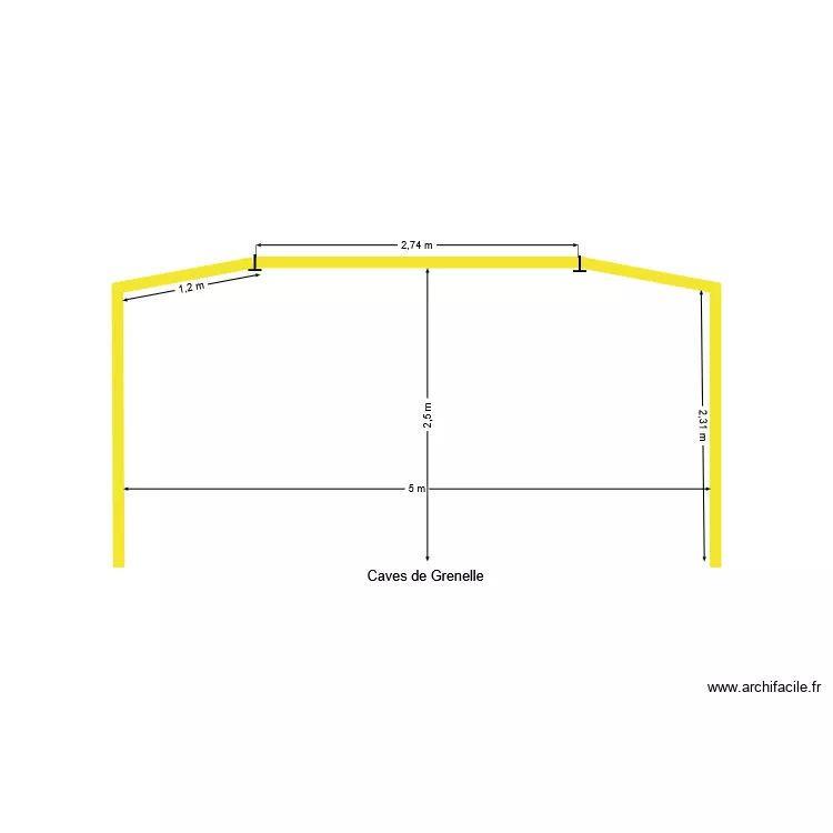 caves de Grenelle. Plan de 