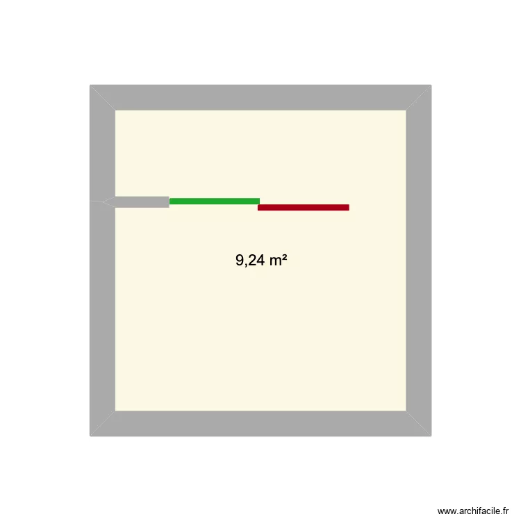 BUANDERIE. Plan de 1 et 9 m² BUANDERIE. Plan de 1 et 9 m²