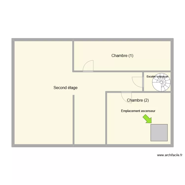 AMIEL Second étage. Plan de AMIEL Second étage. Plan de