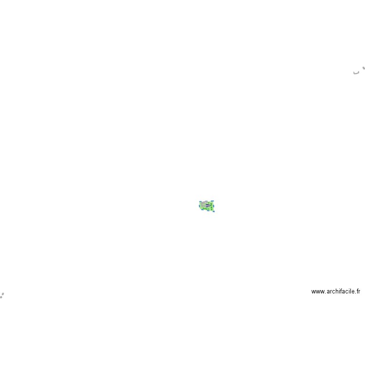 DESSI  PLAN DE MASSE. Plan de 8 pièces et 494 m2