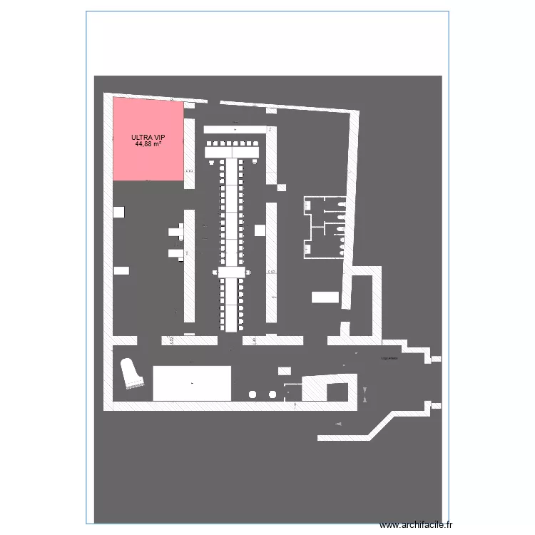 Plan de Tables Ademars Piguet. Plan de 