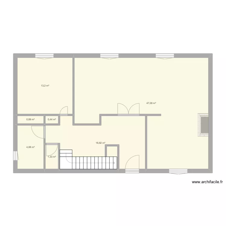 Plan Maison Venelles RdC. Plan de 