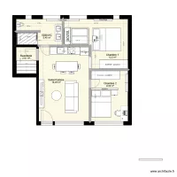 Plessis 46m&sup2; plan 2
