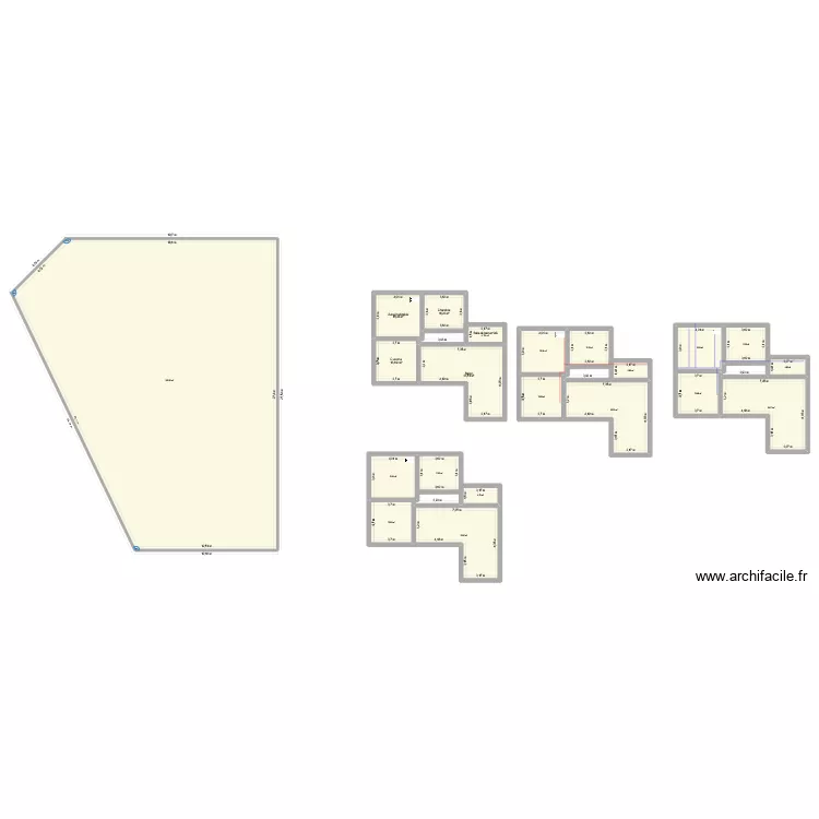 Maison. Plan de 21 et 820 m² Maison. Plan de 21 et 820 m²