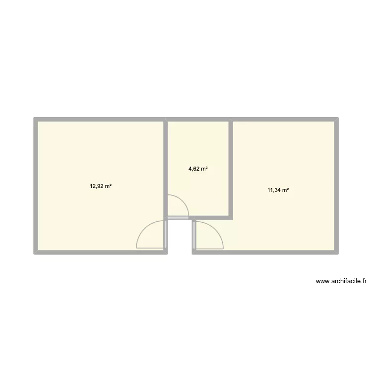 maison des alpes. Plan de 3  et 29 m²