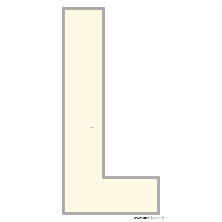 PASSAGE. Plan de 1  et 134 m²