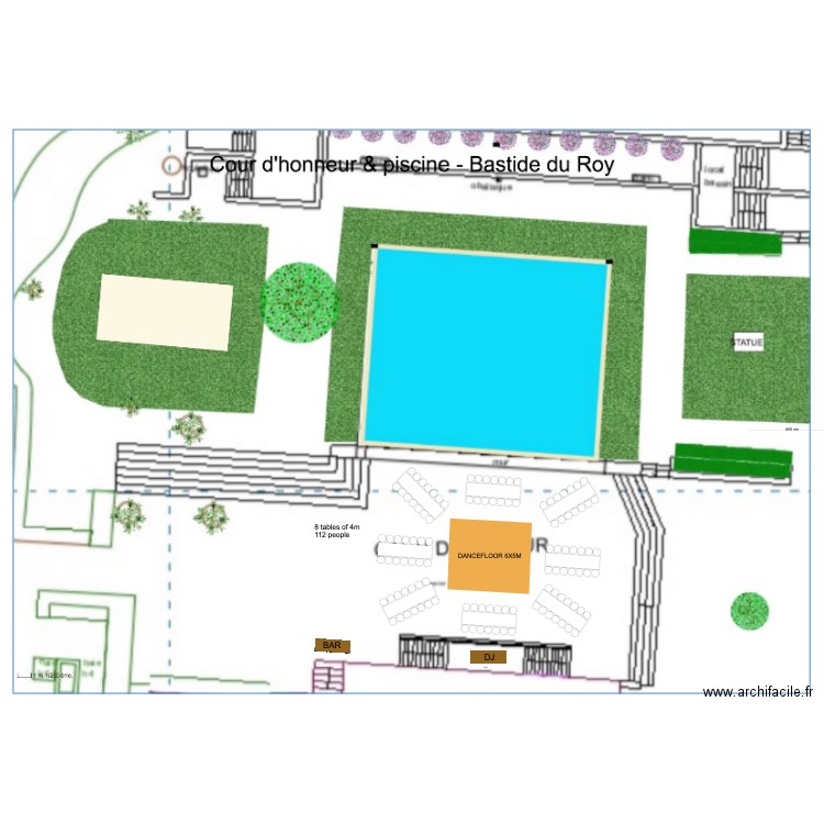 Dinner A&S. Plan de 0 pièce et 0 m2