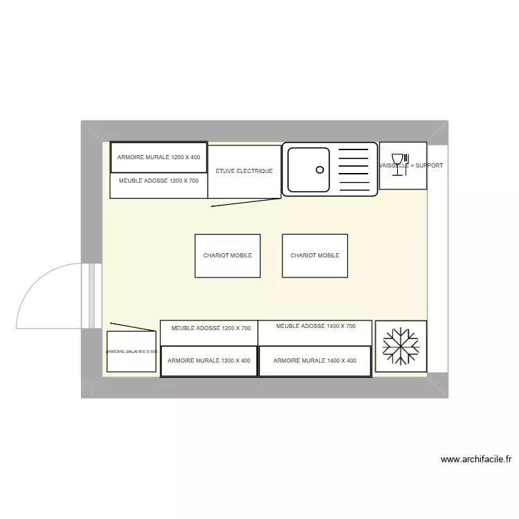 PAROISSE STE THERESE GUEUGNON. Plan de 