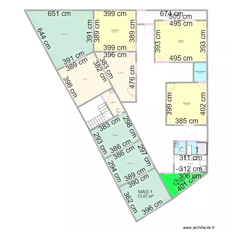 R&eacute; de sauss&eacute;e. Plan de 