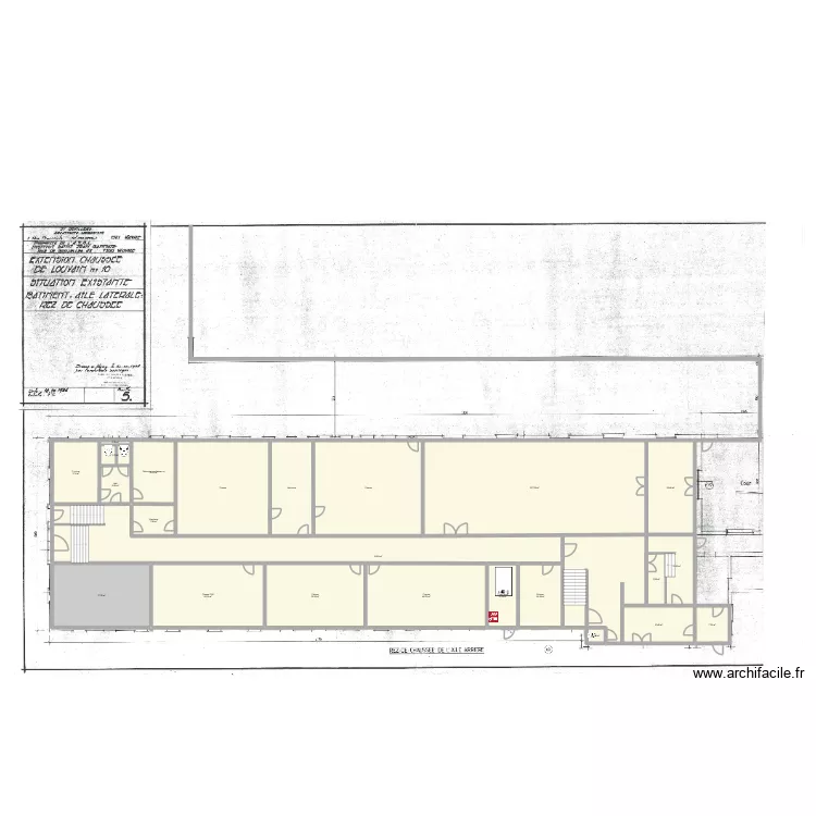 ISJB-CJ-Rez de chaussé bis. Plan de 23 et 722 m² ISJB-CJ-Rez de chaussé bis. Plan de 23 et 722 m²