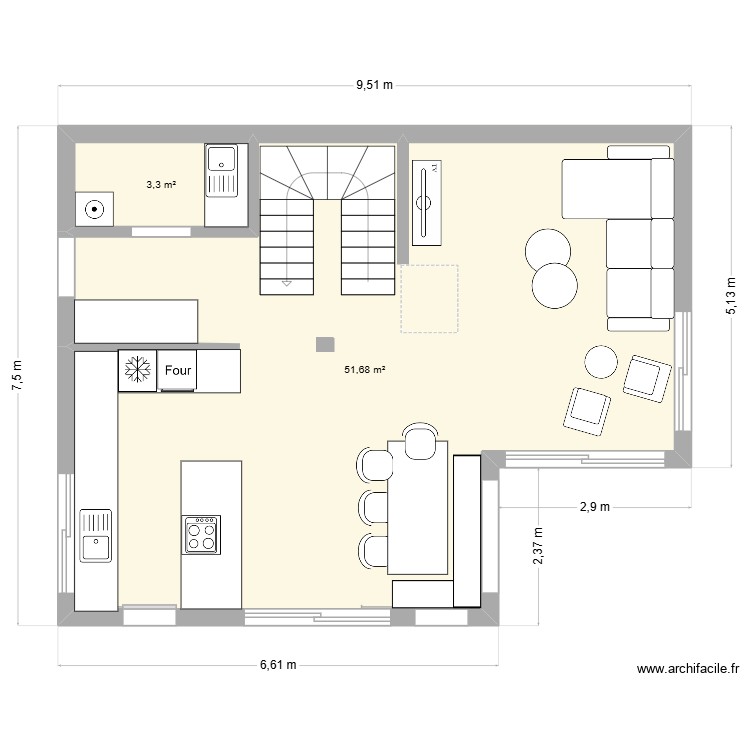Alphonse. Plan de 0 pièce et 0 m2