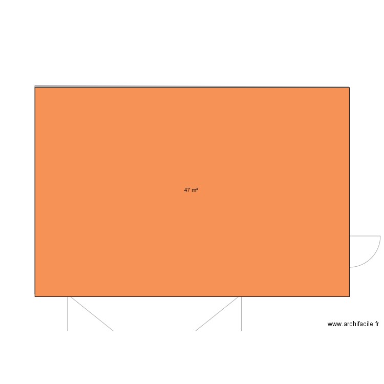 garage. Plan de 0 pièce et 0 m2