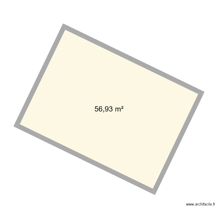 76237 ESD BAT1 MAIRIE. Plan de 1 pièce et 57 m2