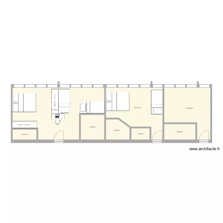 24 01 16 Plan 3 types de chambres Lille Cité Admin. Plan de 24 01 16 Plan 3 types de chambres Lille Cité Admin. Plan de