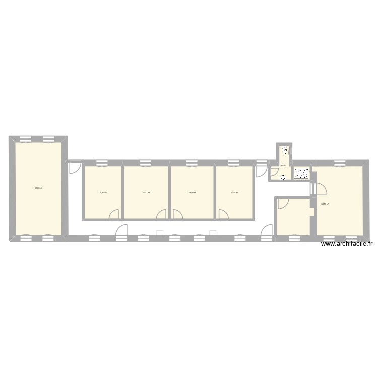 Aouina actuel. Plan de 0 pièce et 0 m2