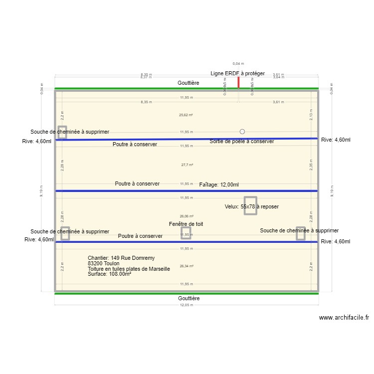 Copropréié Camille. Plan de 0 pièce et 0 m2