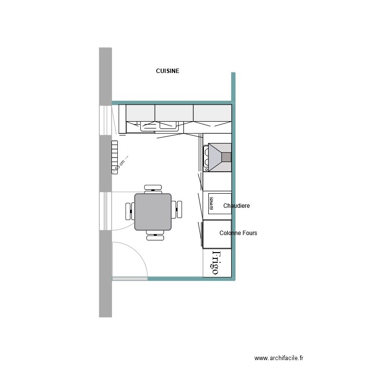 cuisine bonnin. Plan de 0 pièce et 0 m2