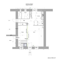 Entr'axe  Poteaux Espace Escalier 