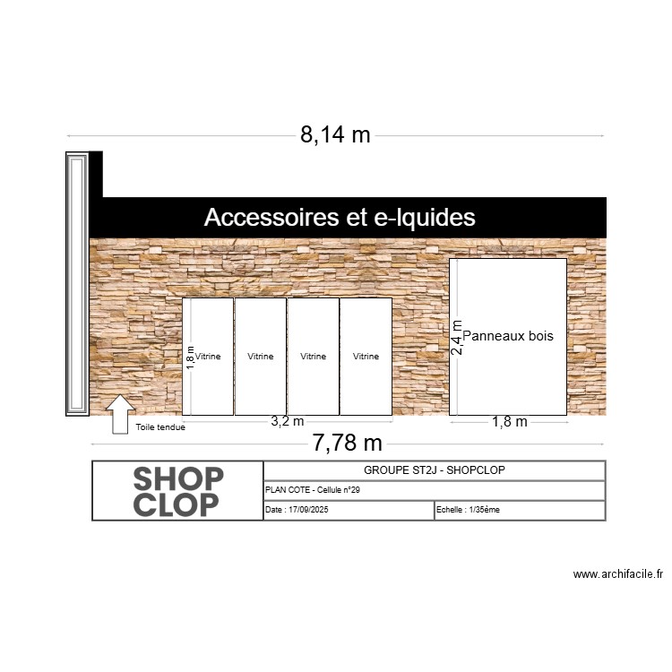 Docks coté 2. Plan de 0 pièce et 0 m2