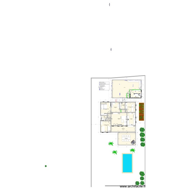 Projet am&eacute;nagement garage. Plan de 0 pièce et 0 m2