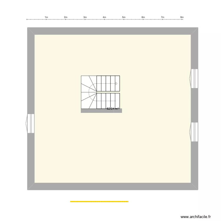 BASE ETAGE. Plan de 1 et 62 m² BASE ETAGE. Plan de 1 et 62 m²