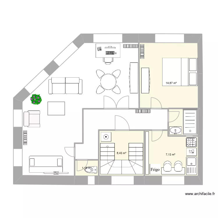 St Aignan 1. Plan de 