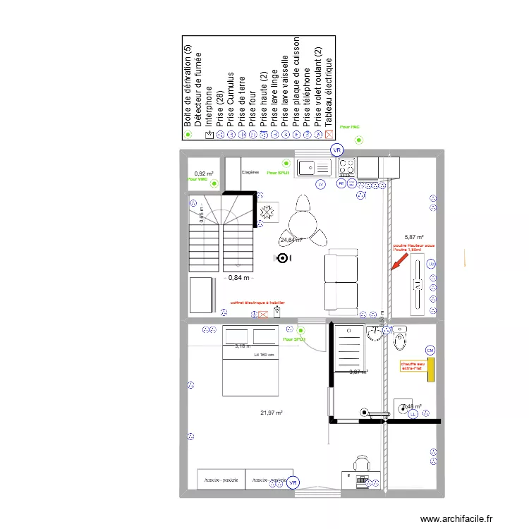 immeuble1 3ème Elec V3 T2. Plan de immeuble1 3ème Elec V3 T2. Plan de