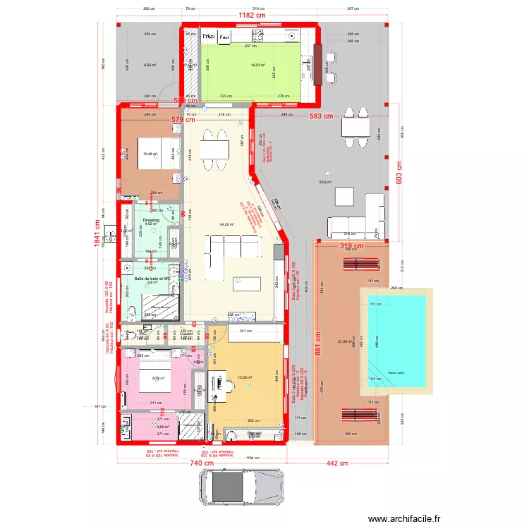 Villa Cocotte Ducos Moonette (cuisine) 2b. Plan de Villa Cocotte Ducos Moonette (cuisine) 2b. Plan de