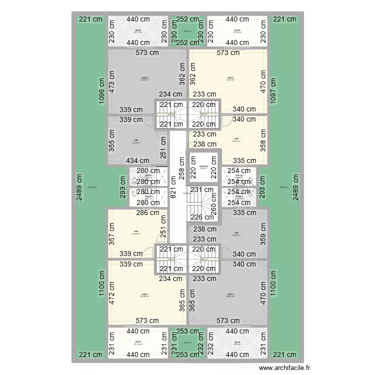 celaliye 1256/5 4 daire dubleks &ccedil;ati piyesi modif. Plan de 