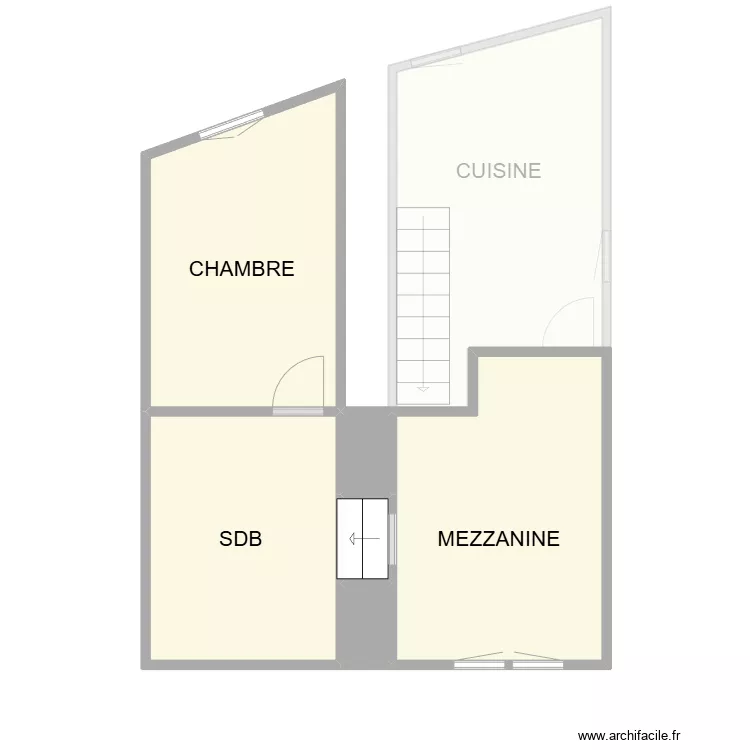 ETAGE 1 DEUXIEME APPART. Plan de ETAGE 1 DEUXIEME APPART. Plan de