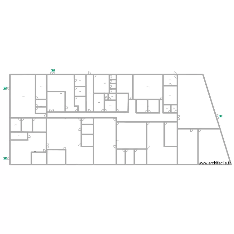Siège social TBF. Plan de 22 et 1029 m² Siège social TBF. Plan de 22 et 1029 m²