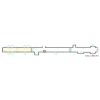 Plan d'implantation luminaire couloir