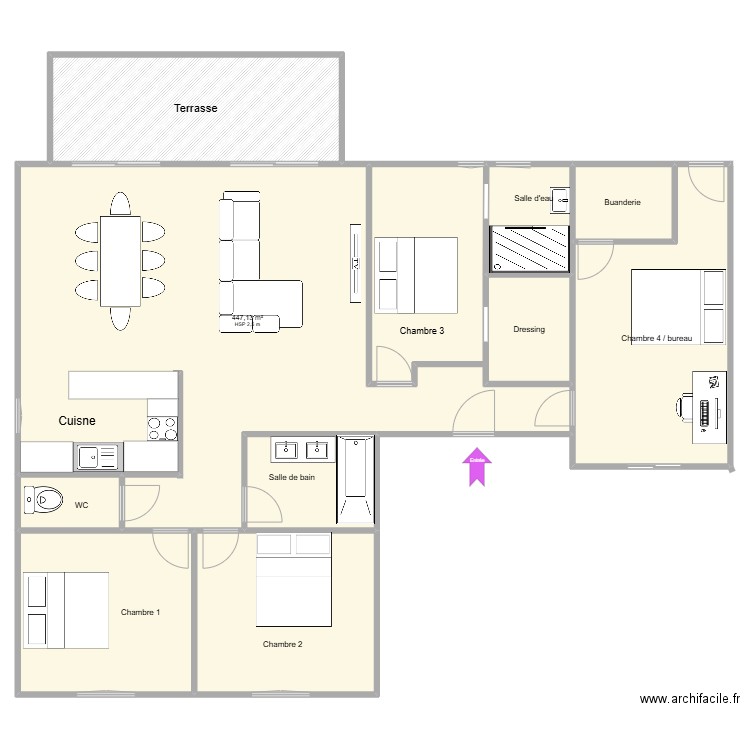 Charmont sous Barbuise. Plan de 0 pièce et 0 m2