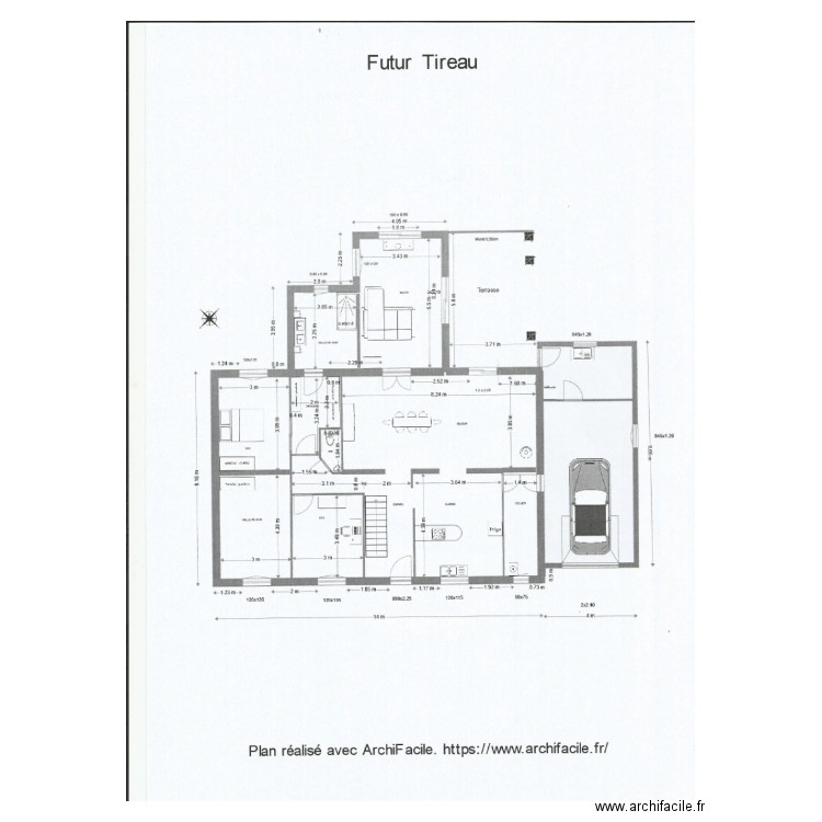 TIREAU. Plan de 0 pièce et 0 m2