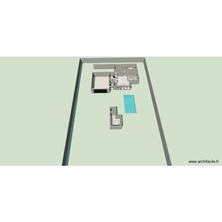 Maison v3. Plan de 11 Pièces et 173 m² Maison v3. Plan de 11 Pièces et 173 m²