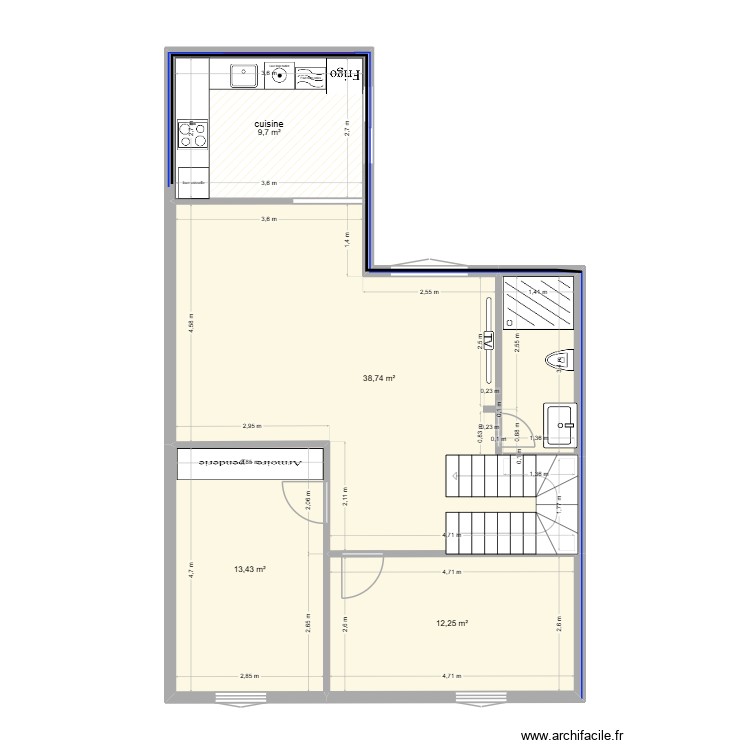 EL JADIDA. Plan de 0 pièce et 0 m2 EL JADIDA. Plan de 0 pièce et 0 m2